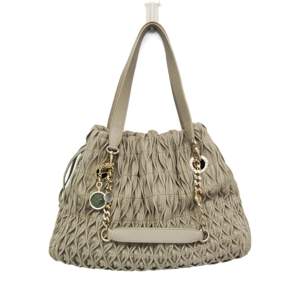 Bvlgari Monete · Leather Tote