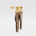 Hermès H Curiosité · Leather Drop Earrings