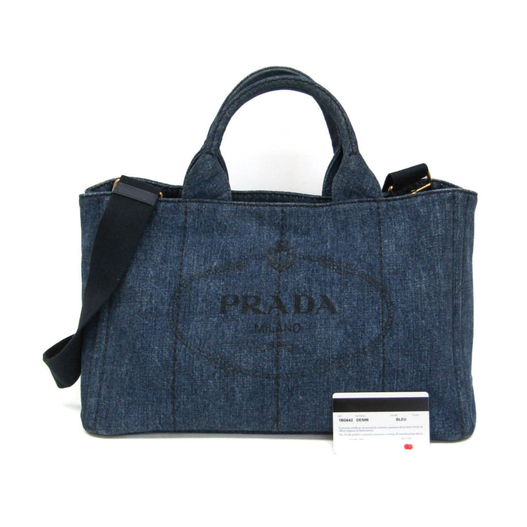 Prada Canapa · Denim Tote