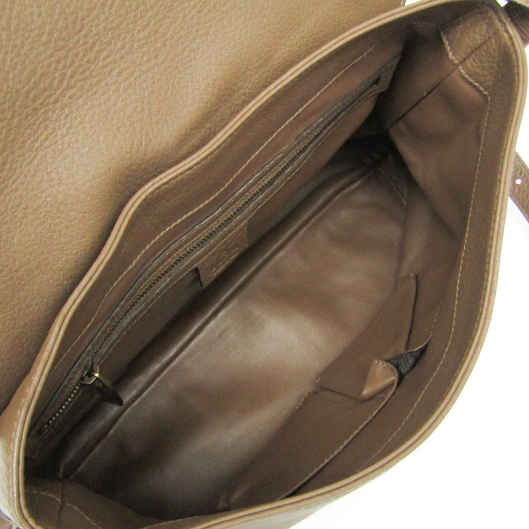 Gucci Bamboo · Leather Shoulder Bag
