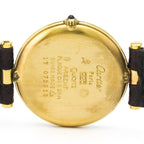 Cartier Must Vendome · Gold Plated · Quartz
