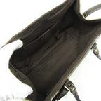 Gucci GG Canvas · Leather Handbag
