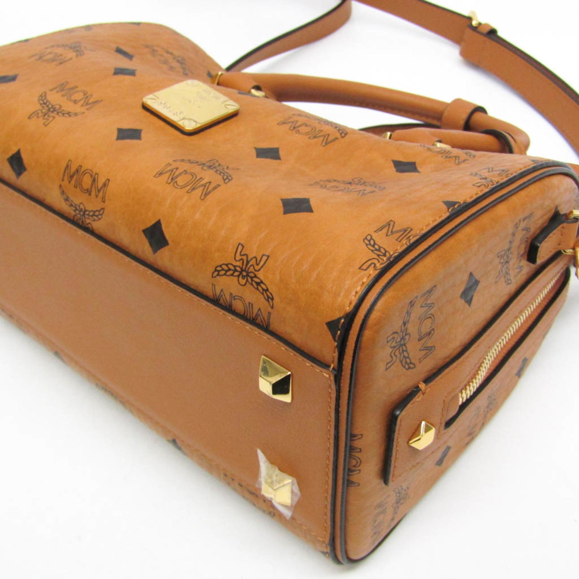 MCM Visetos Essential Boston · Coated Canvas