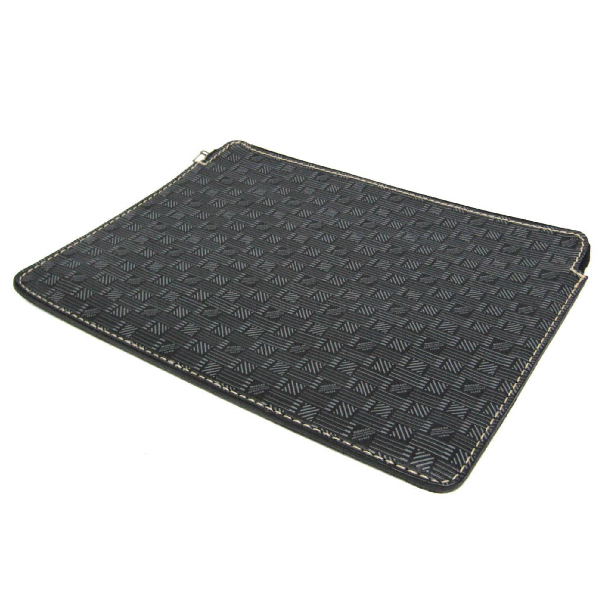 Moreau Leather Clutch · Two-Tone