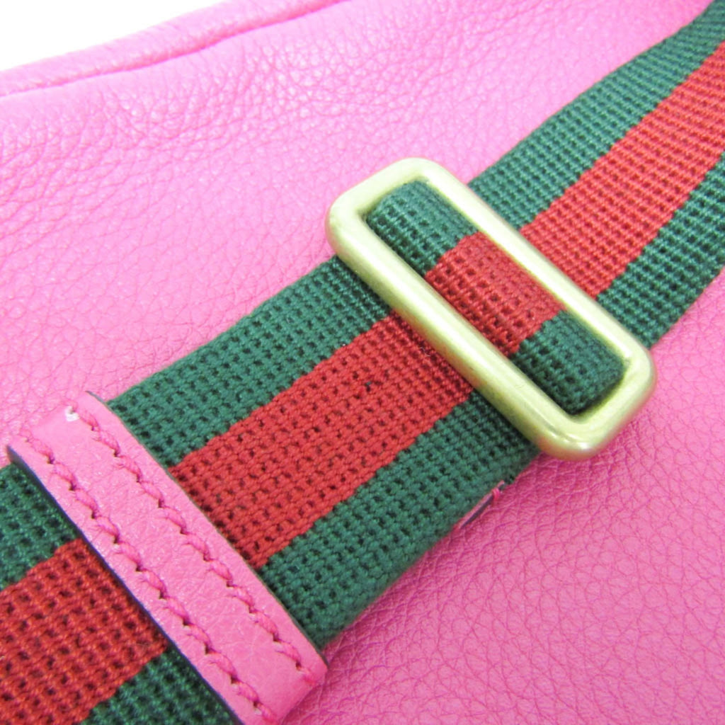 Gucci Logo Print · Leather Belt Bag