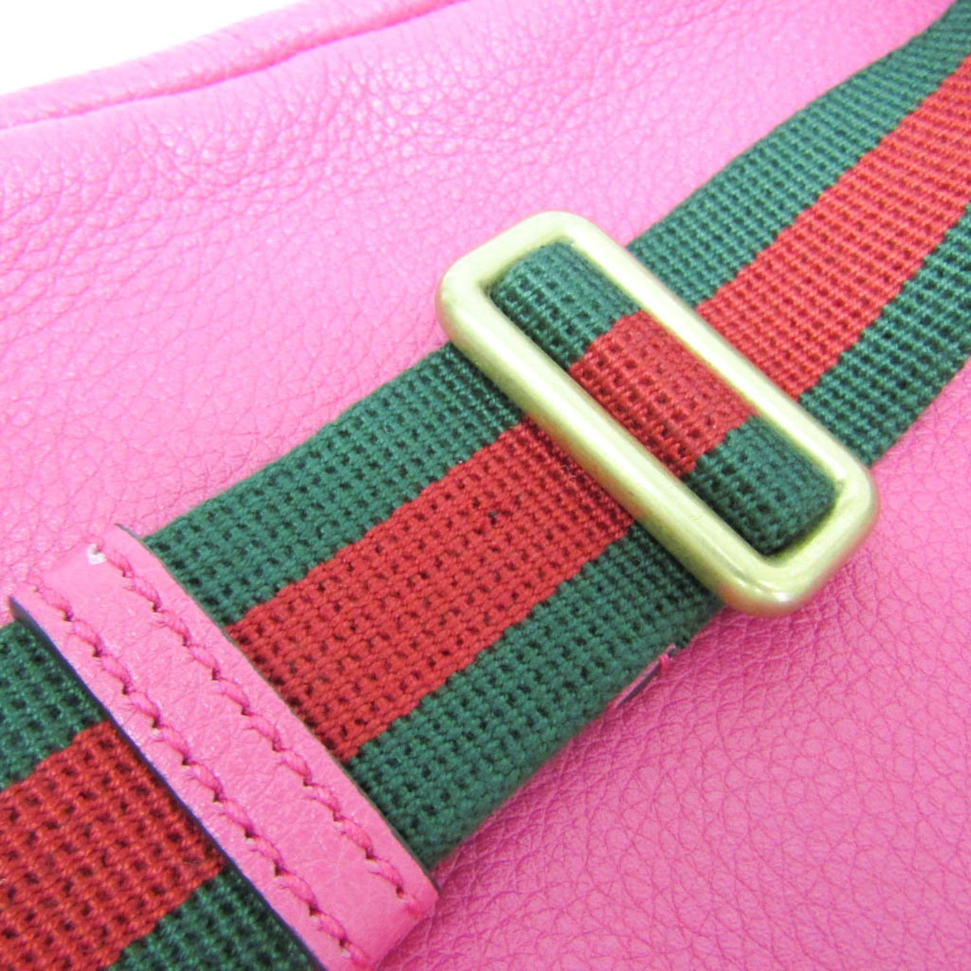 Gucci Logo Print · Leather Belt Bag