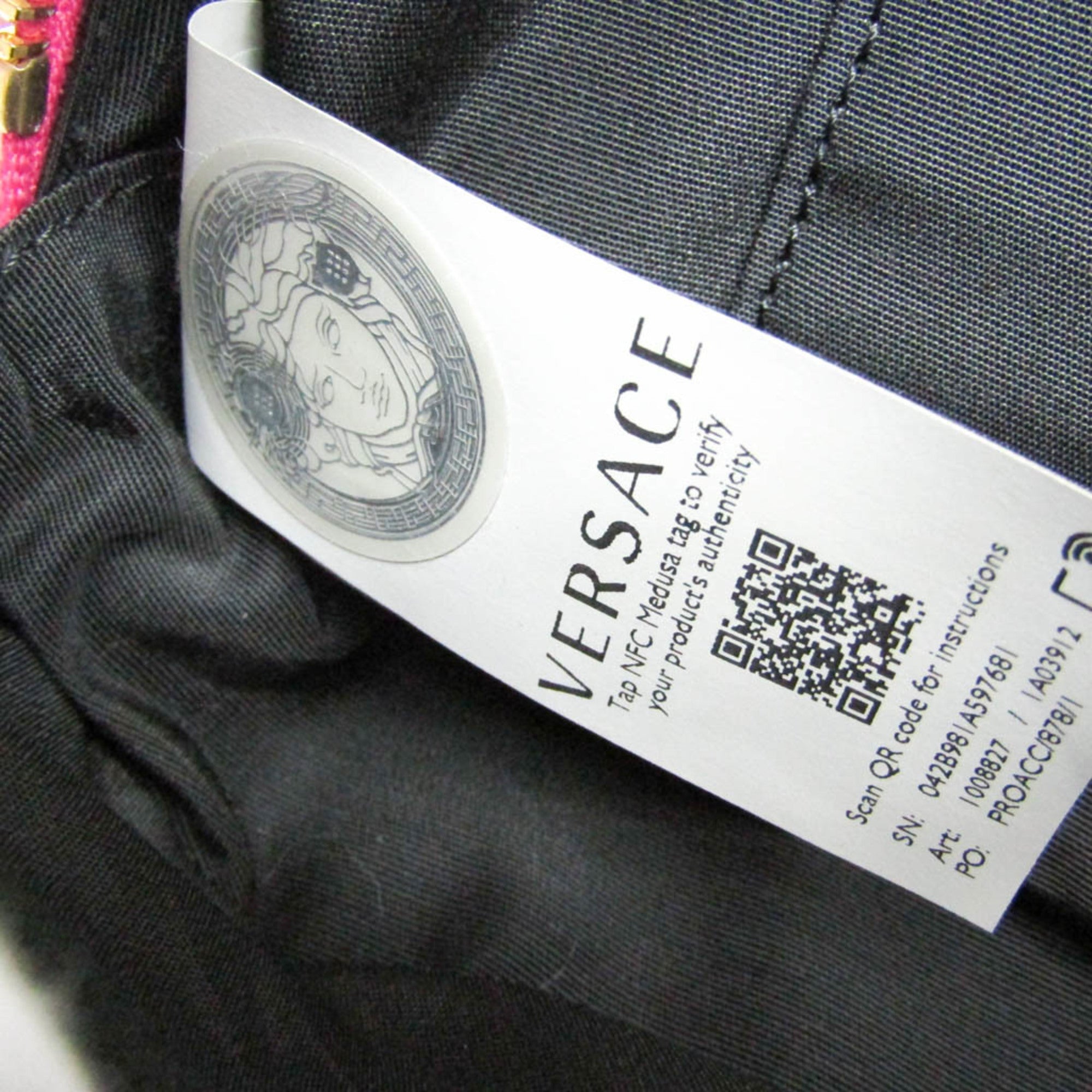 Versace Medusa · Quilted Chain Pouch