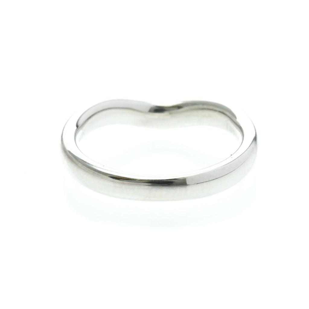 Tiffany Curved Band · Platinum · Diamond