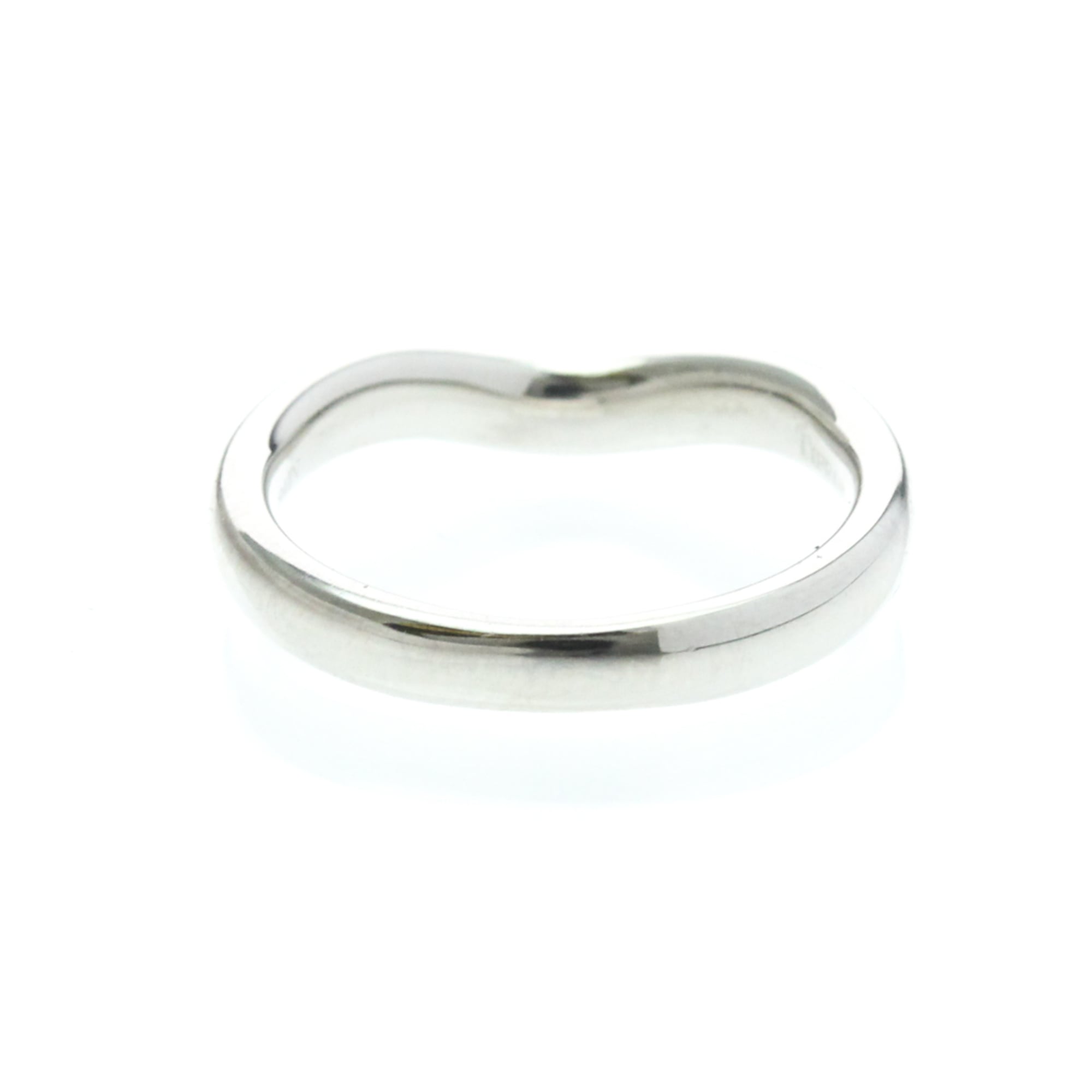 Tiffany Curved Band · Platinum · Diamond
