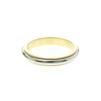 Tiffany Milgrain · Platinum & 18K Yellow Gold