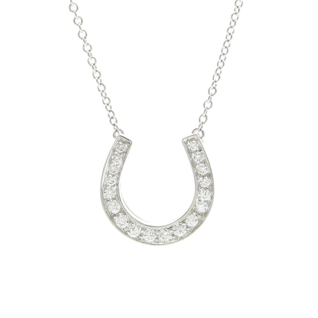 Tiffany Horseshoe · Platinum · Diamond