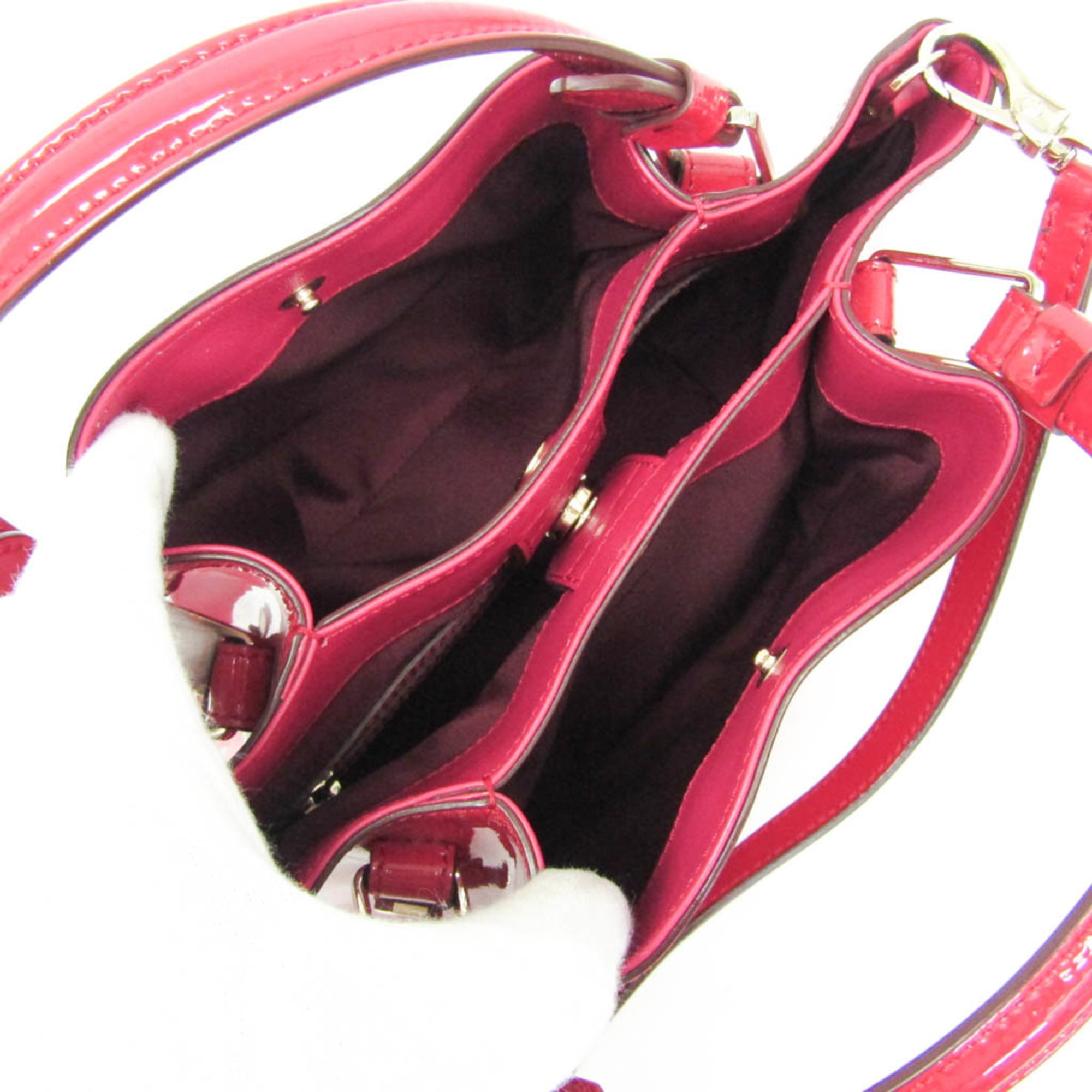 Tod's Mini Flower · Patent Leather