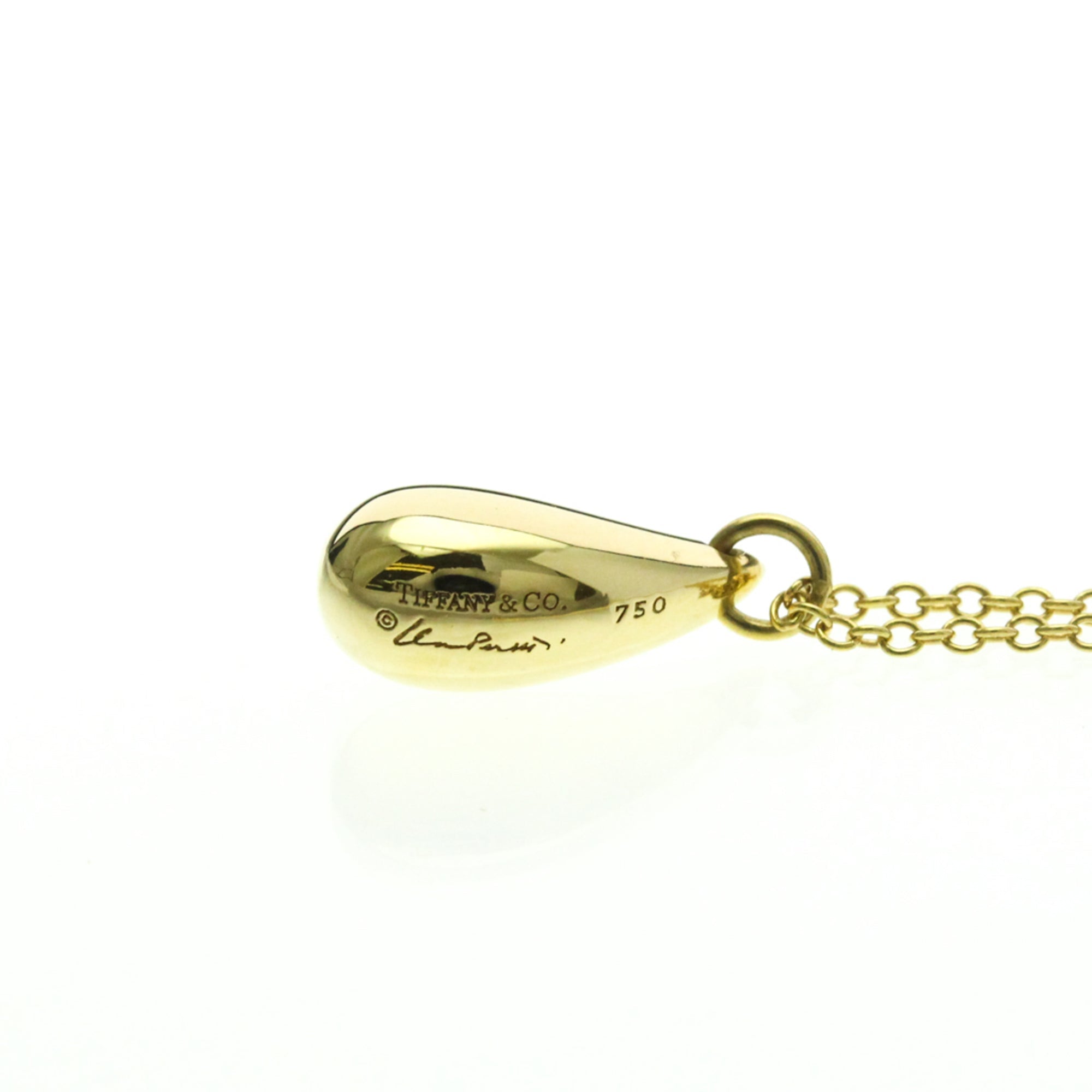 Tiffany Teardrop · 18K Yellow Gold