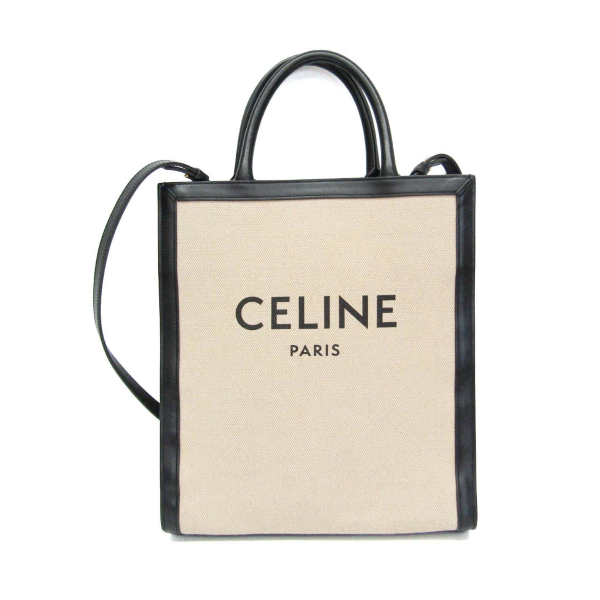 Celine Small Vertical Cabas · Canvas