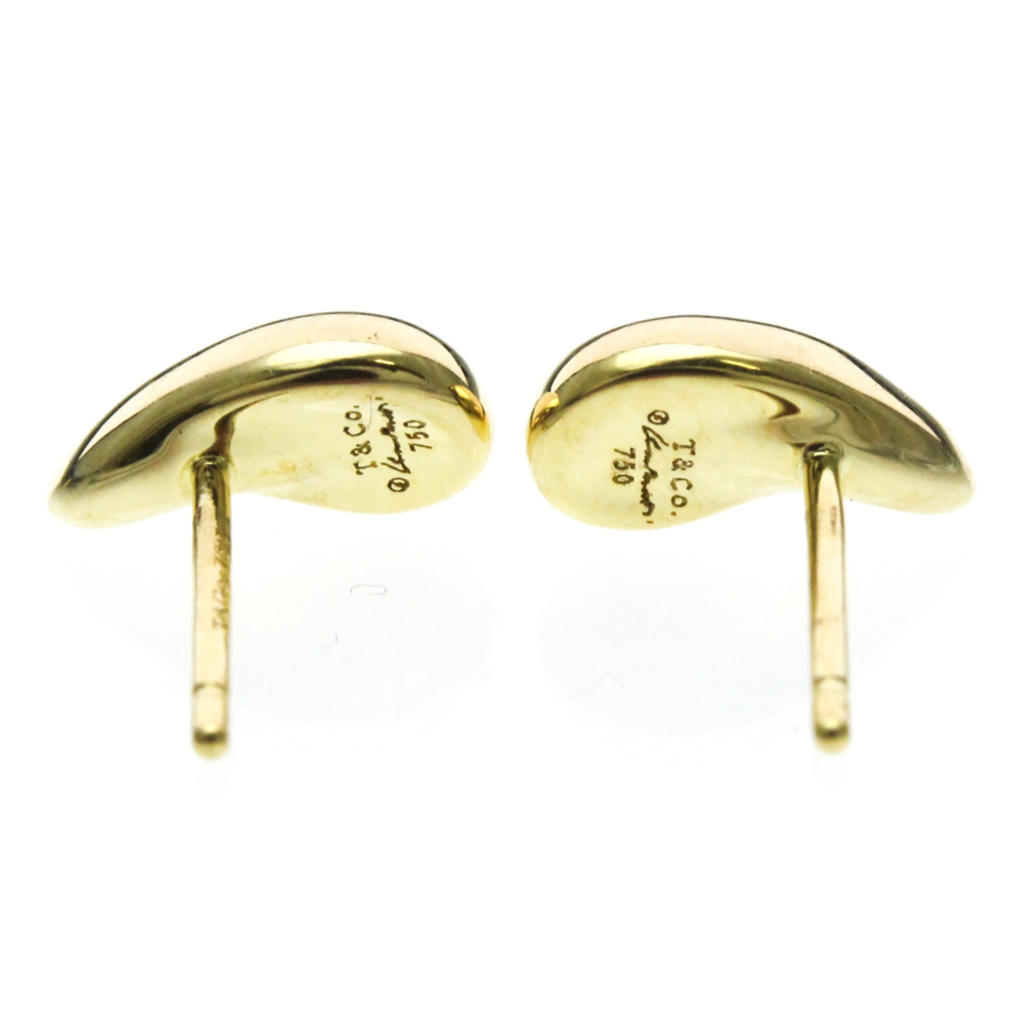 Tiffany Teardrop Studs · 18K Yellow Gold