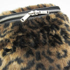 Celine Fluffy Box · Leopard Faux Fur