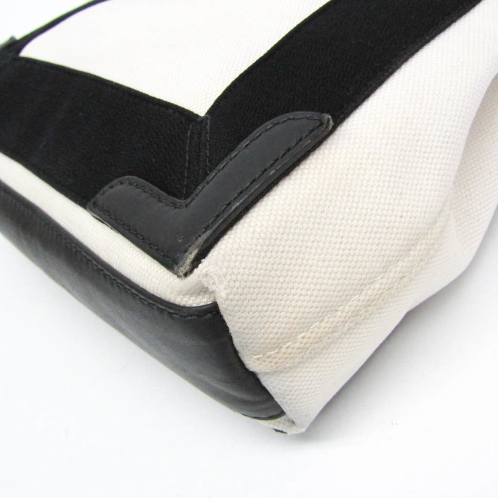 Balenciaga Navy Cabas XS · Canvas & Leather