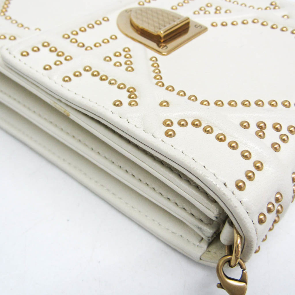 Christian Dior Diorama · Studded Leather