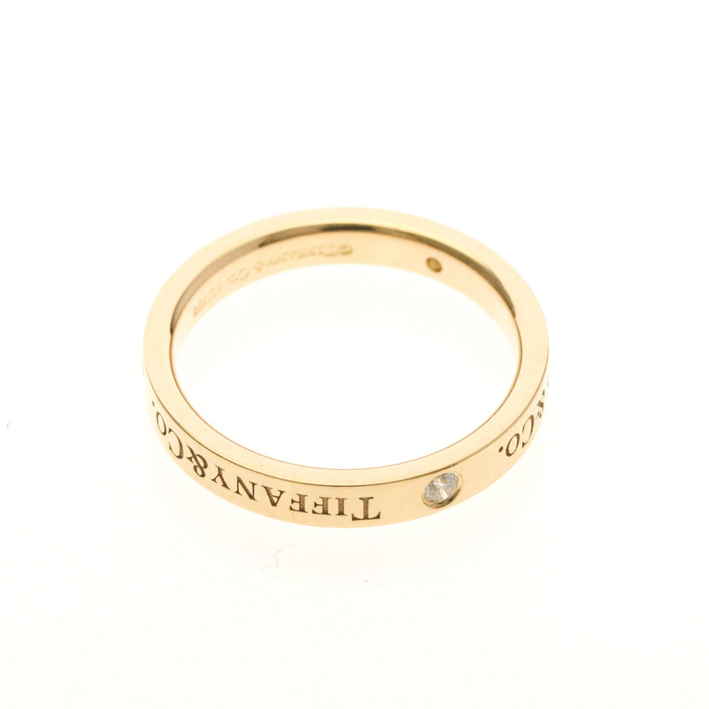 Tiffany Flat Band · Diamond · Rose Gold
