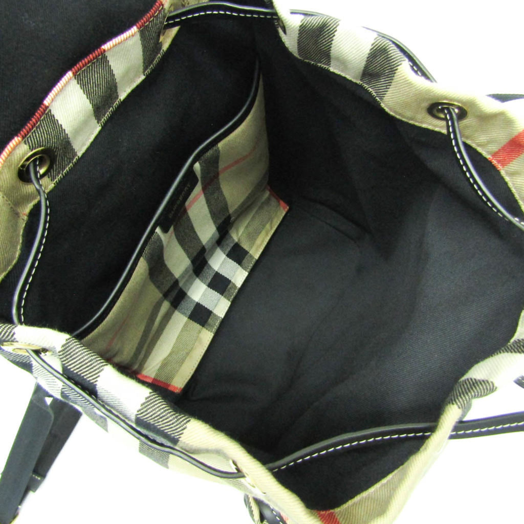 Burberry Enfild · Check Canvas & Leather