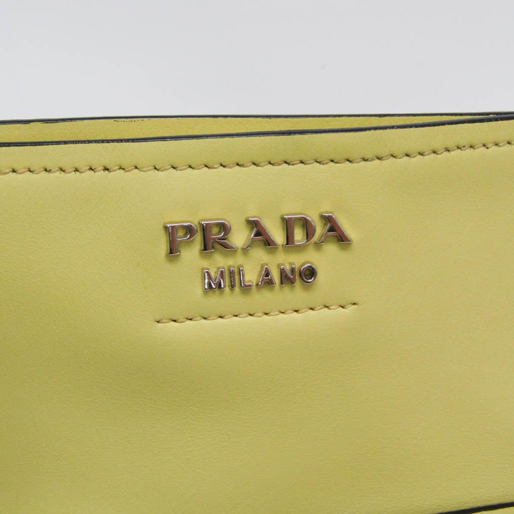 Prada City Calf · Leather Tote