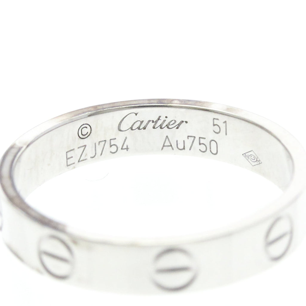 Cartier Mini Love · 18K White Gold · Diamond