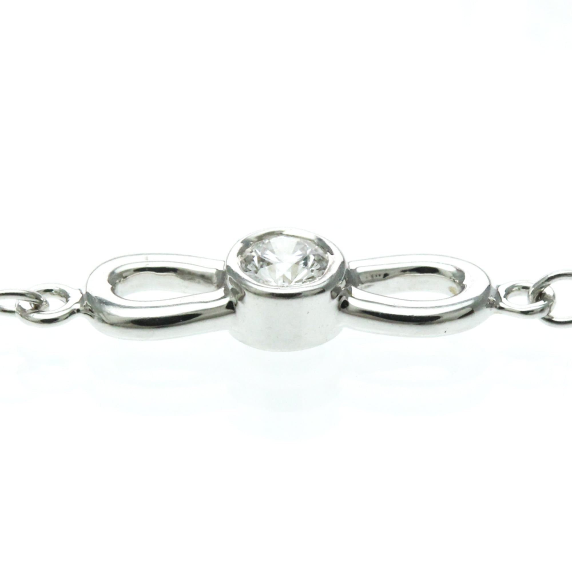 Tiffany Ribbon · Diamond · 18K White Gold