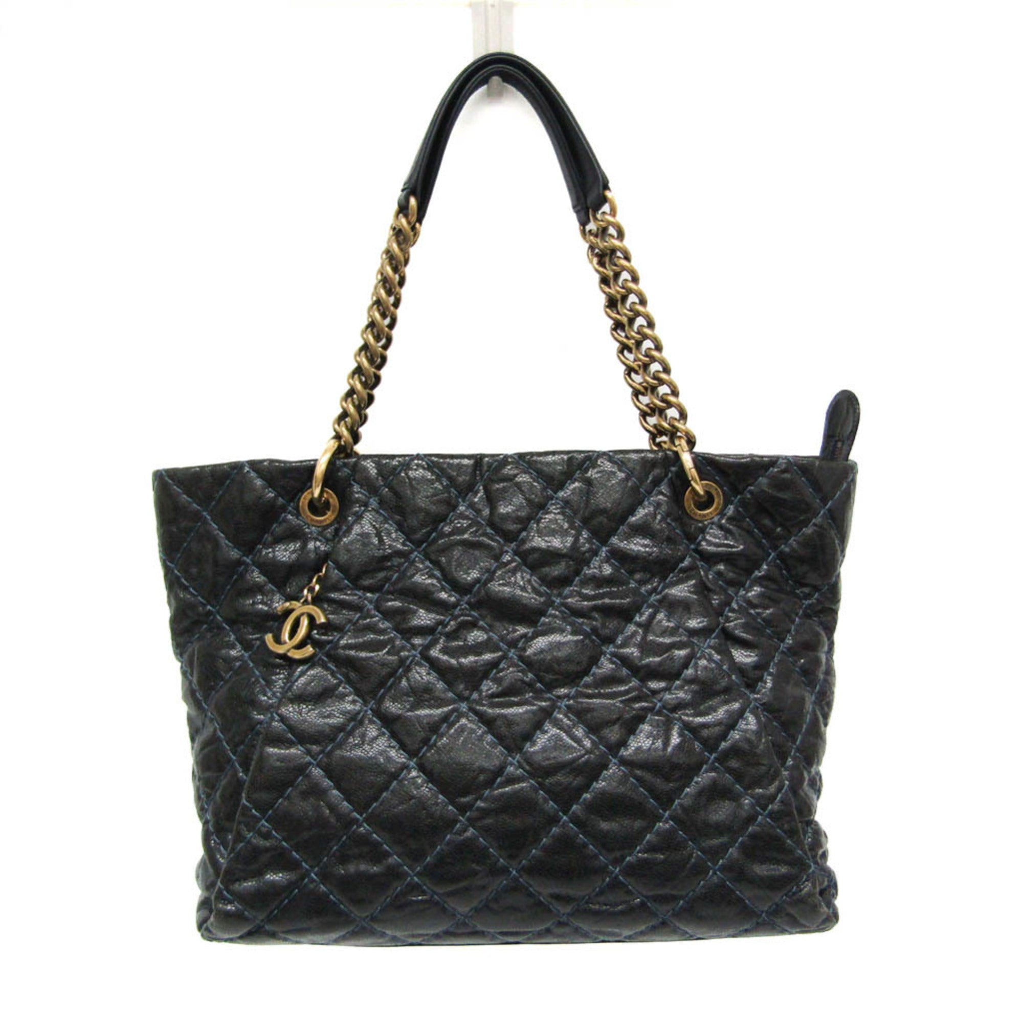 Chanel Matelasse Chain · Grained Calfskin