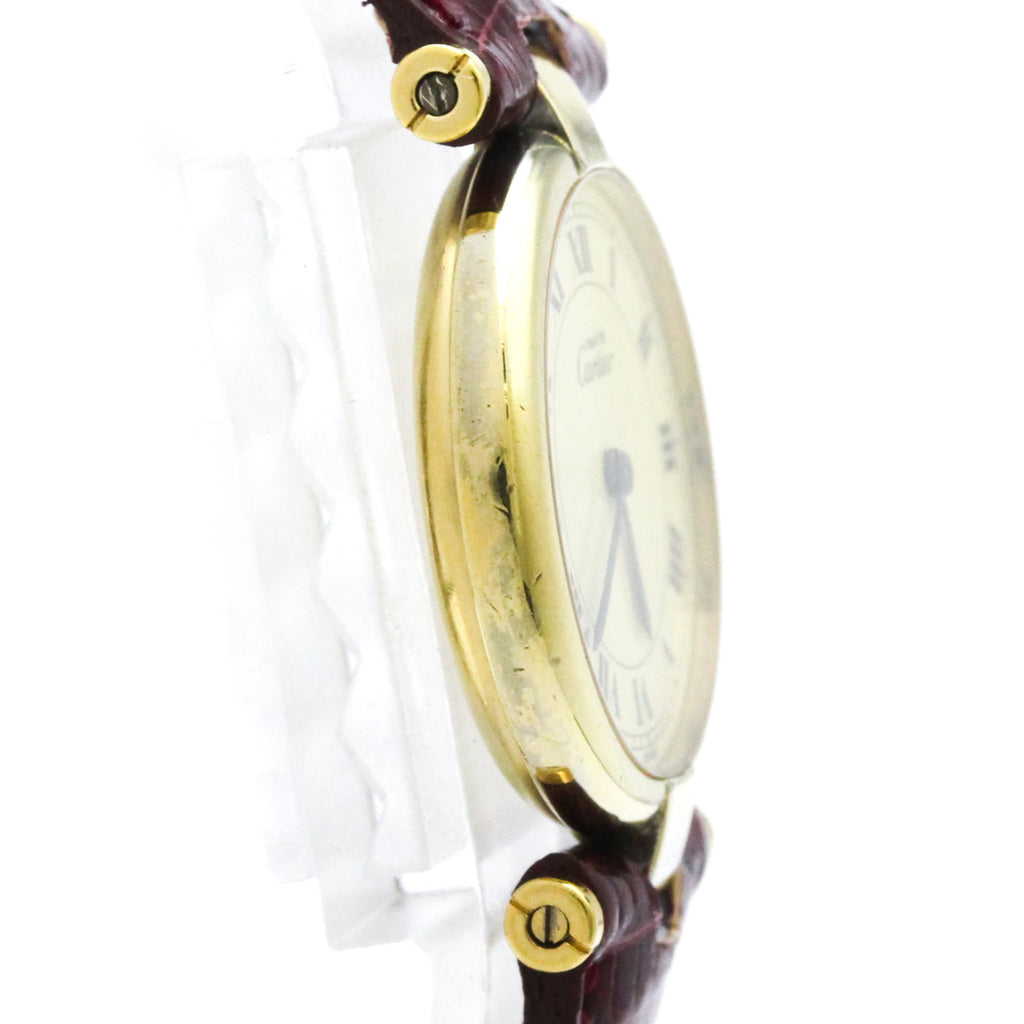 Cartier Must Vendome · Gold Plated · Quartz