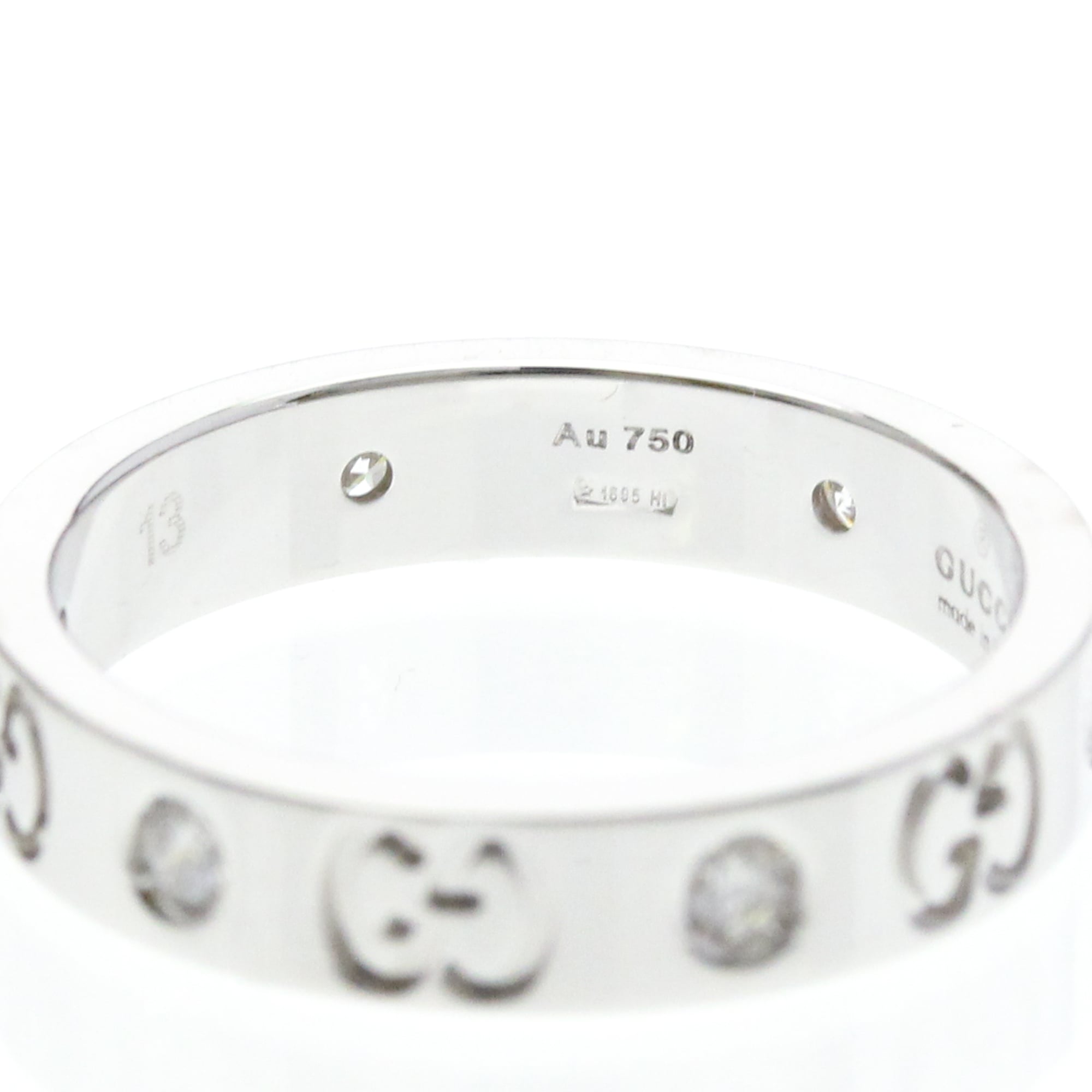 Gucci Icon · Diamond · 18K White Gold