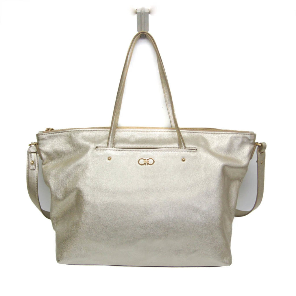 Salvatore Ferragamo Gancini · Leather Tote
