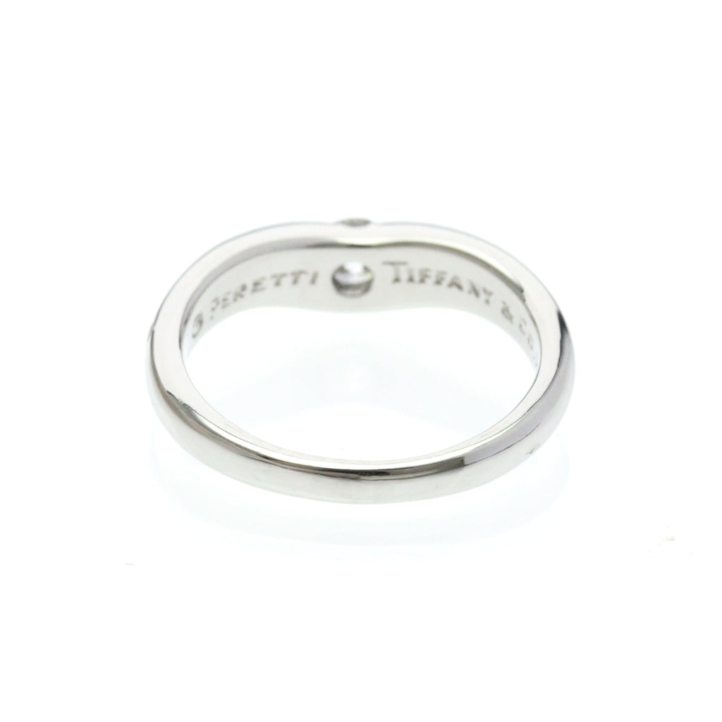 Tiffany Curved Band · Platinum · Diamond