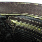 Prada Logo Jacquard · Canvas & Leather