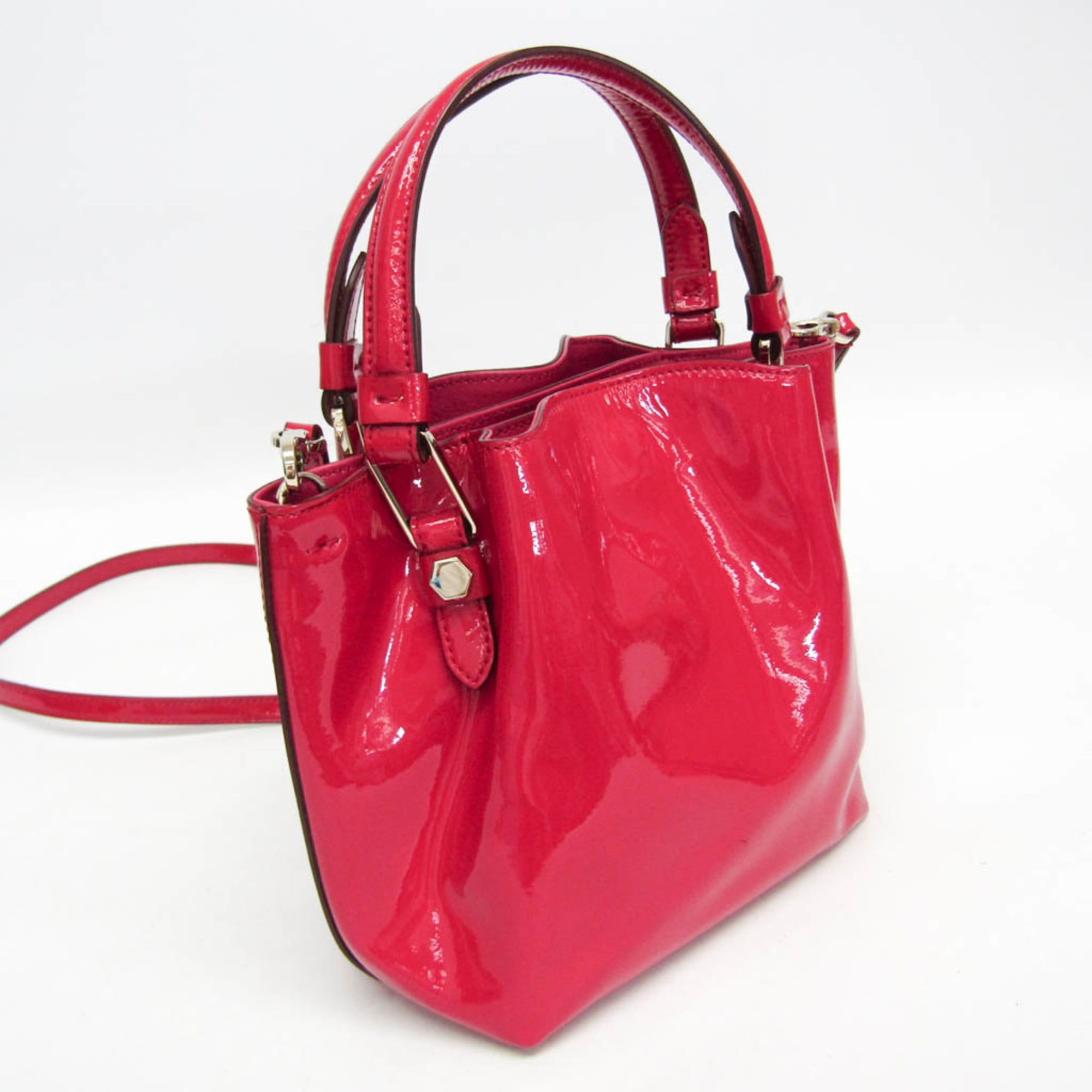 Tod's Mini Flower · Patent Leather
