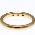 Tiffany Stacking Band · 3 Diamond · Rose Gold