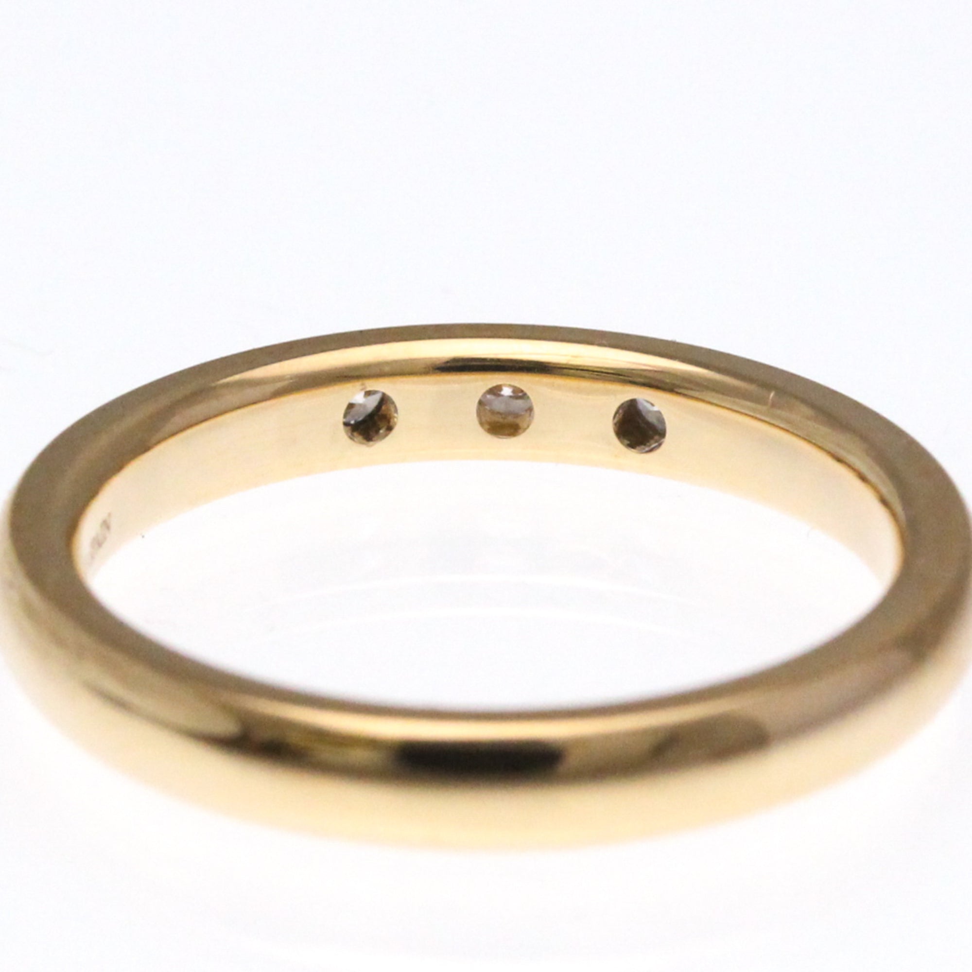 Tiffany Stacking Band · 3 Diamond · Rose Gold