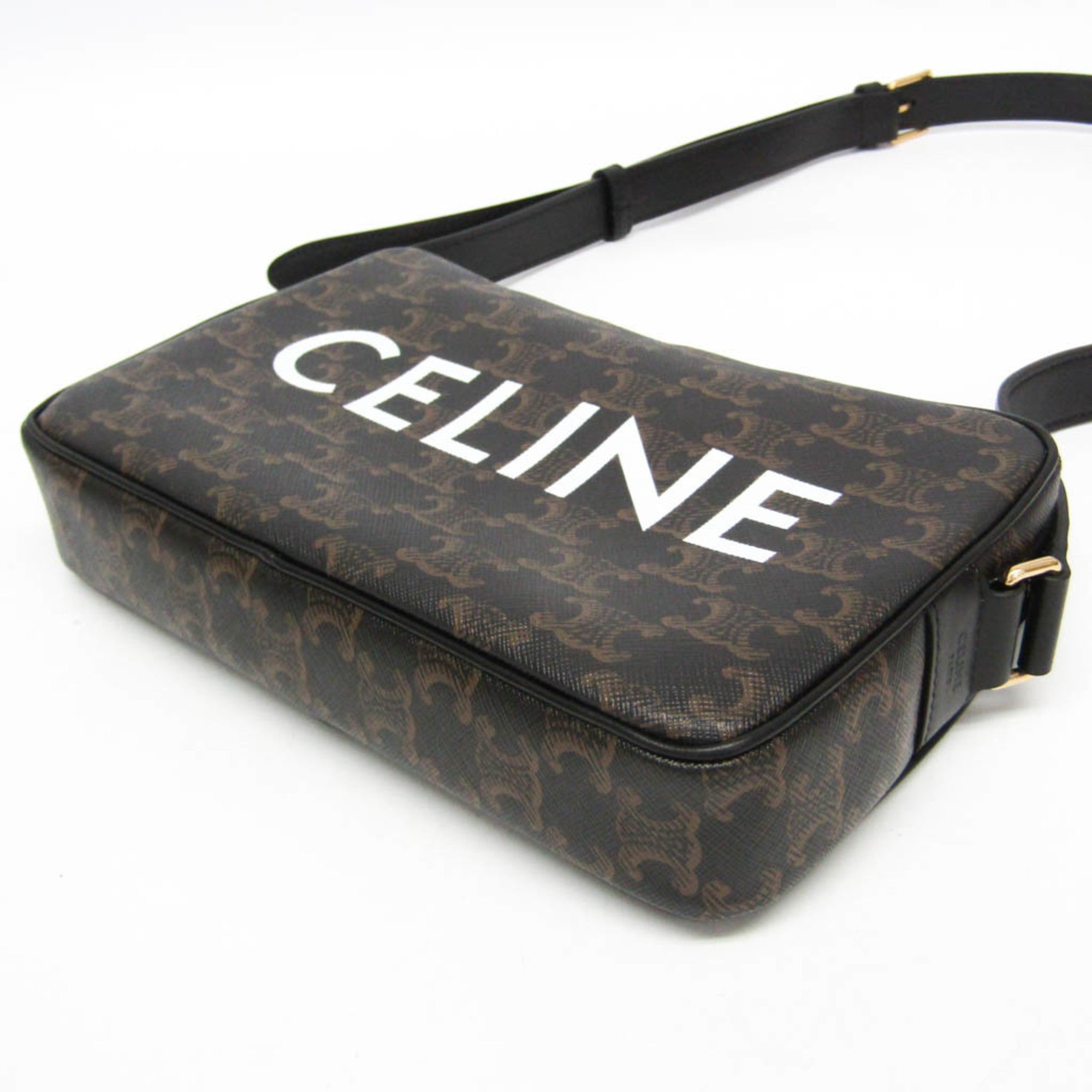 Celine Triomphe Medium · Coated Canvas