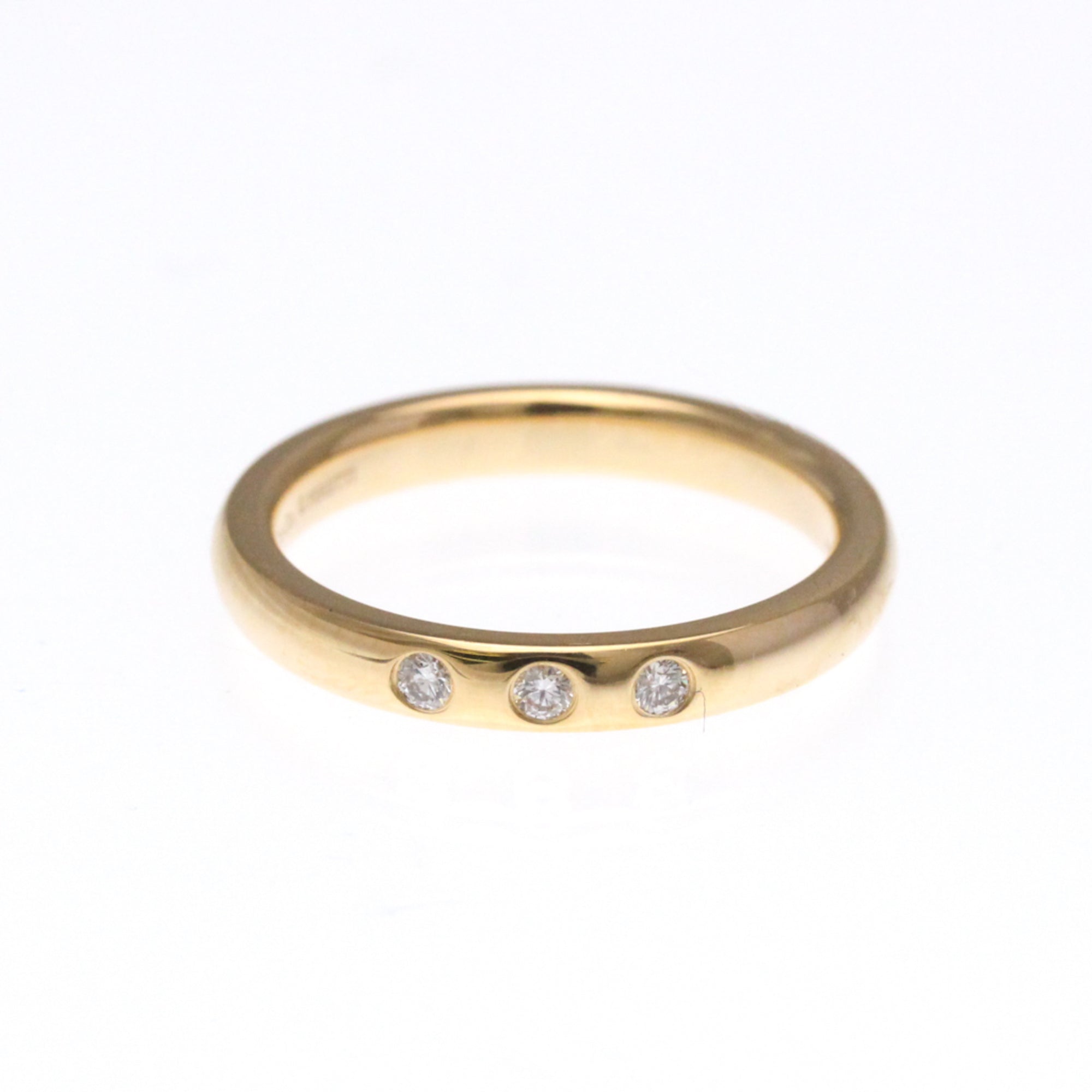 Tiffany Stacking Band · 3 Diamond · Rose Gold
