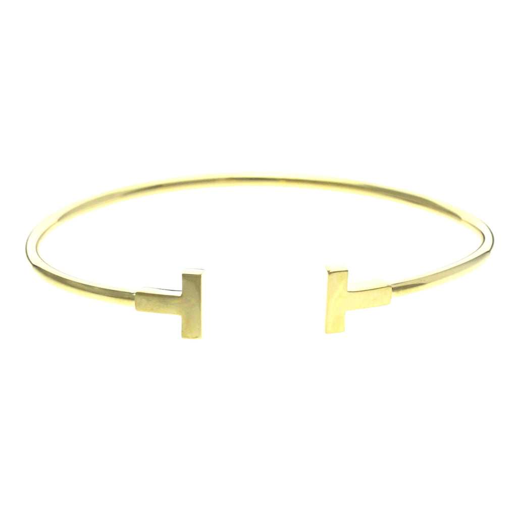Tiffany T Wire · 18K Yellow Gold Bangle