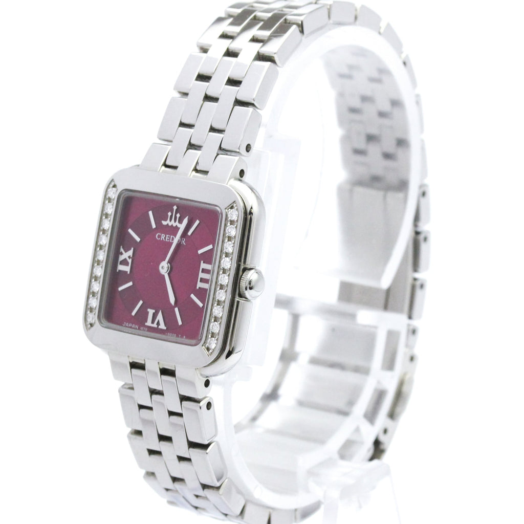 Seiko Credor Signo · Diamond · Steel · Quartz