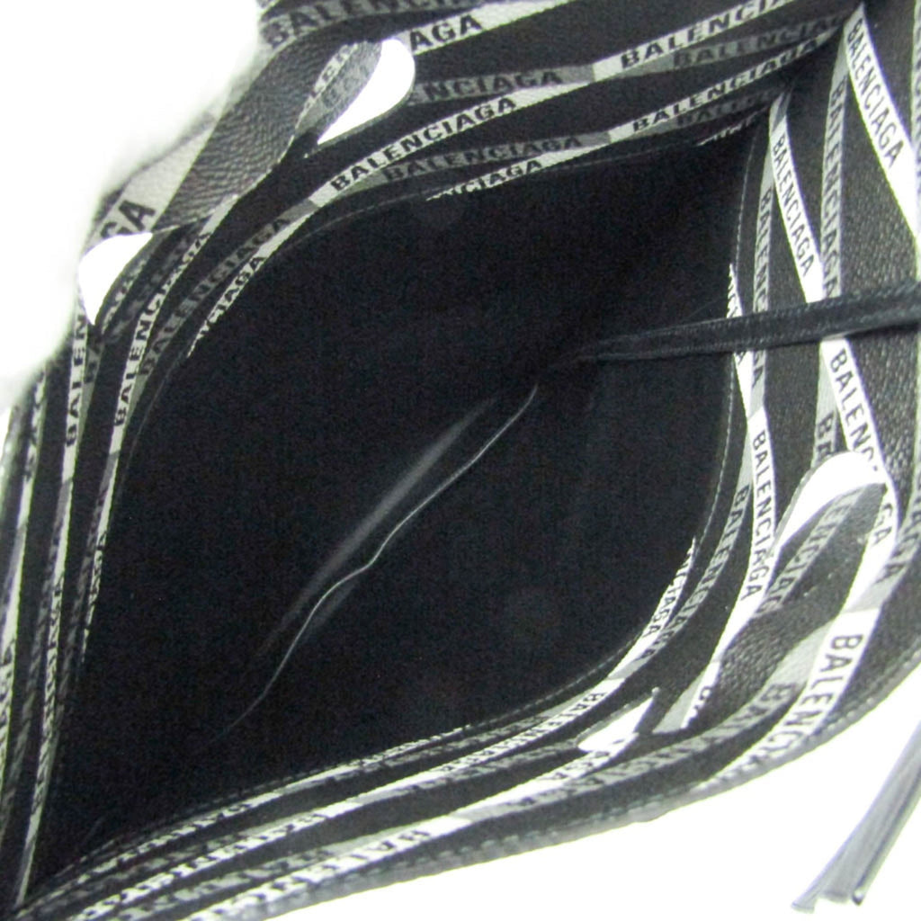 Balenciaga Logo Print · Leather Clutch