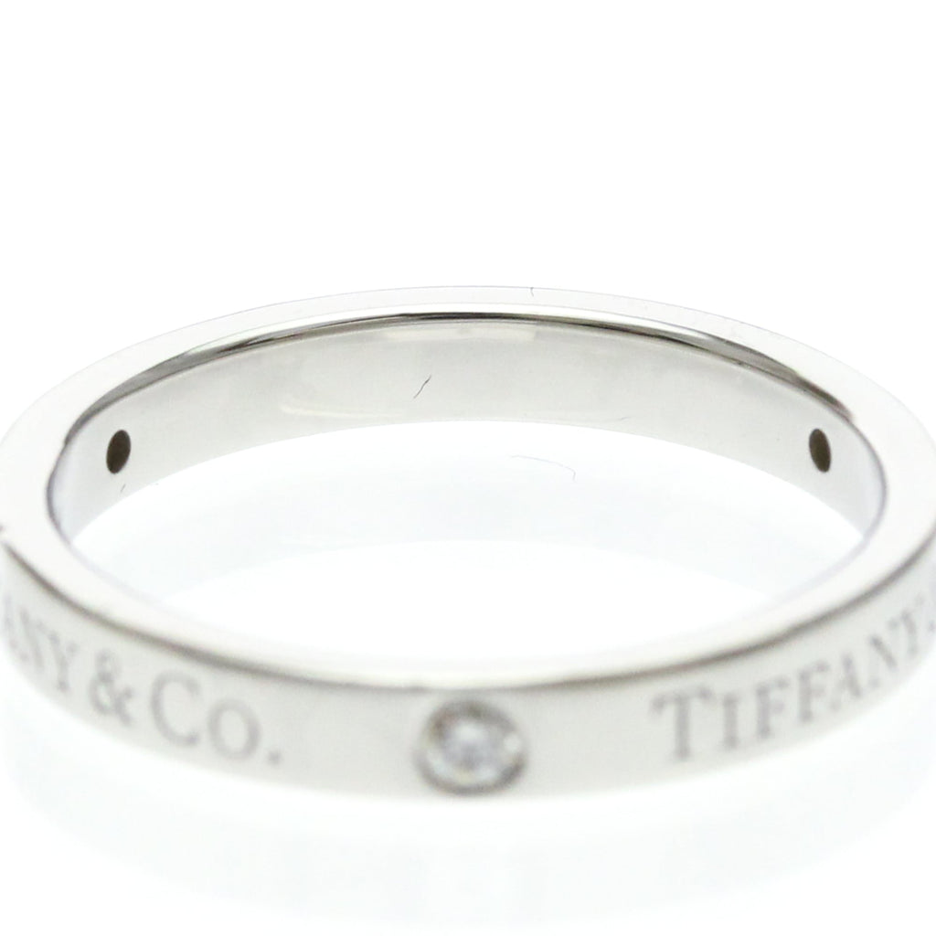 Tiffany Flat Band · Diamonds · Platinum