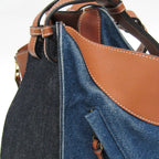 Loewe Hammock Small · Denim & Leather
