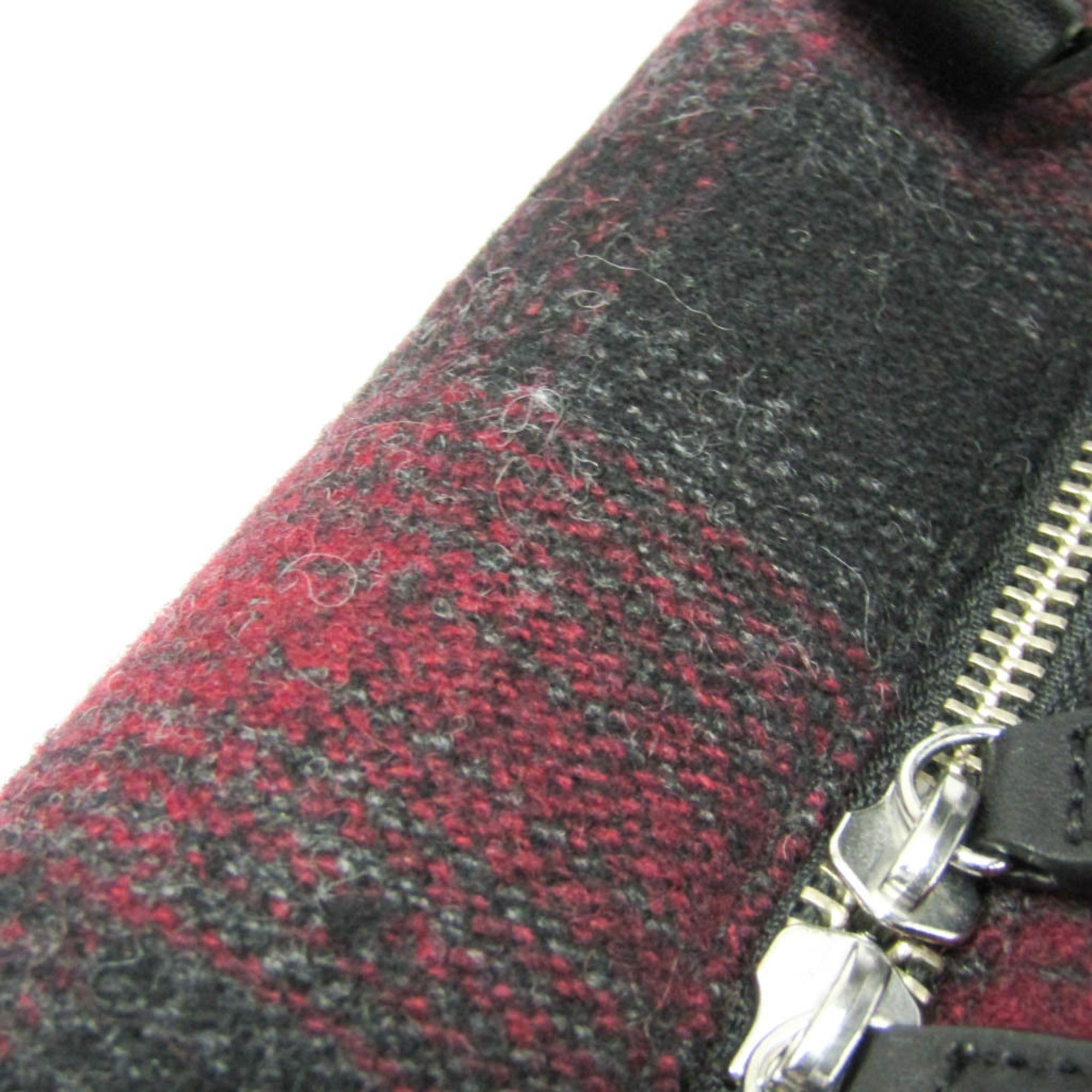 Hunting World Check · Tweed Boston Bag