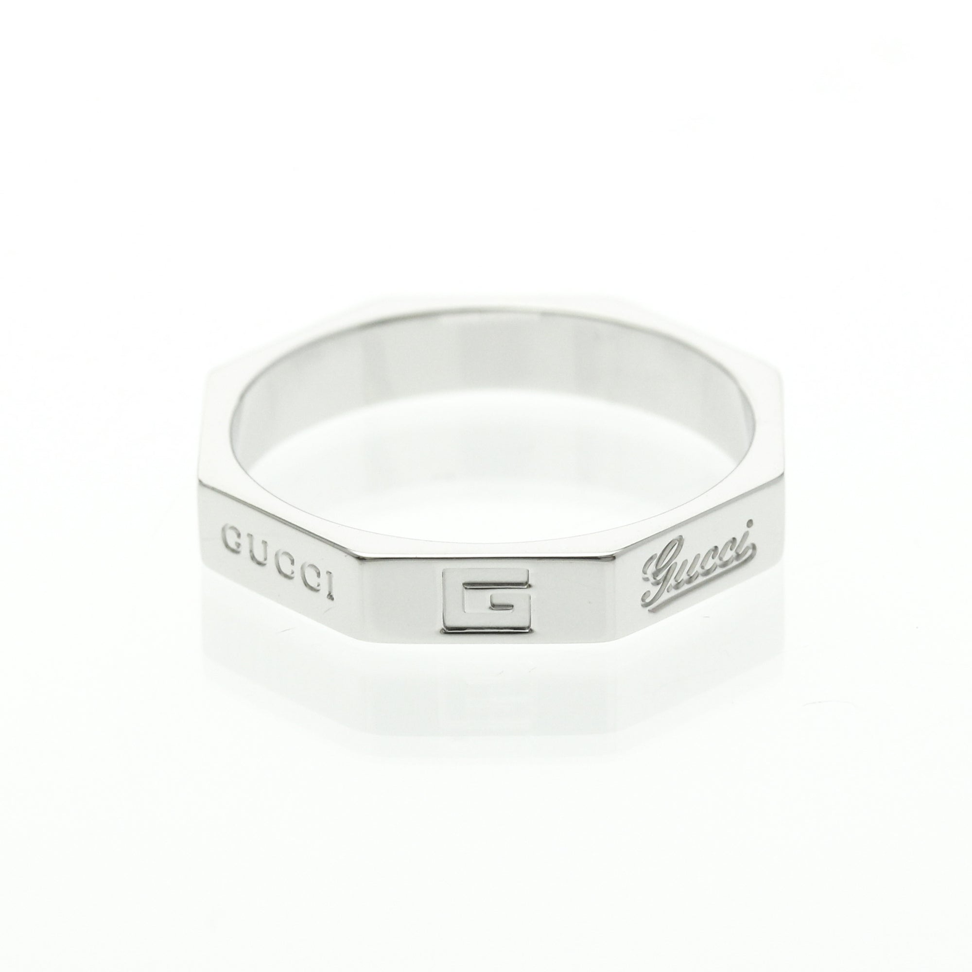 Gucci Octagonal · 18K White Gold