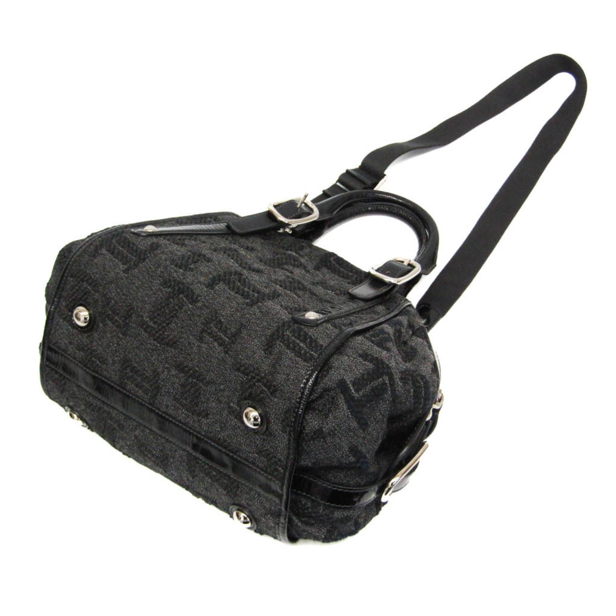 Tod's Small Boston · Canvas & Patent Leather