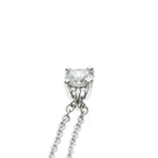 Tiffany Solitaire Diamond · Platinum Necklace