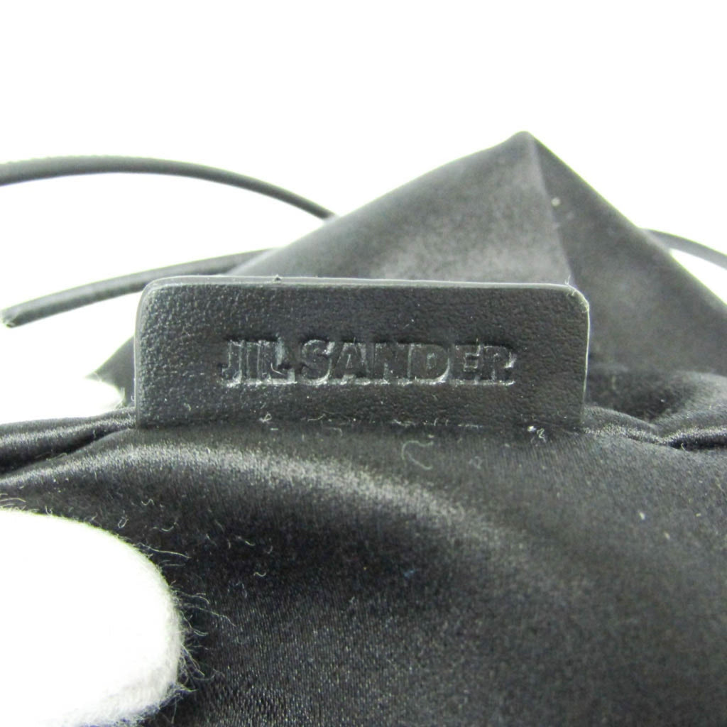 Jil Sander Drawstring · Leather & Satin