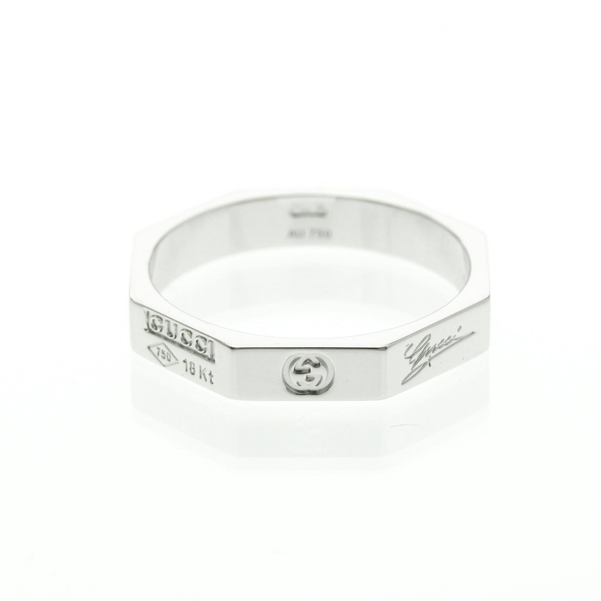Gucci Octagonal · 18K White Gold
