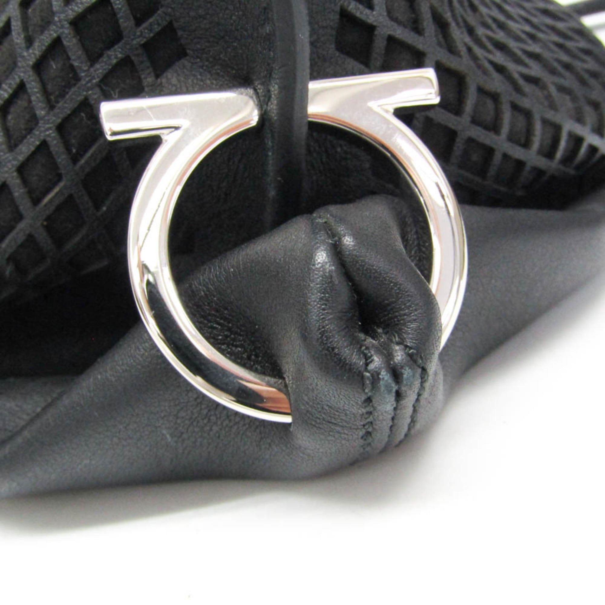 Salvatore Ferragamo Gancini · Punching Leather